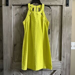 Crown & Ivy Dress Yellow Green